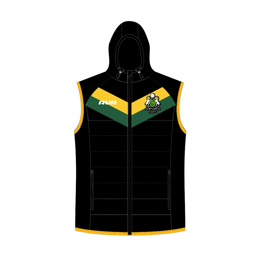 Moldgreen ARLFC Gilet with Hood