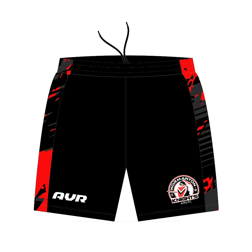 Normanton Knights 2026 U14's Sublimated Training Shorts